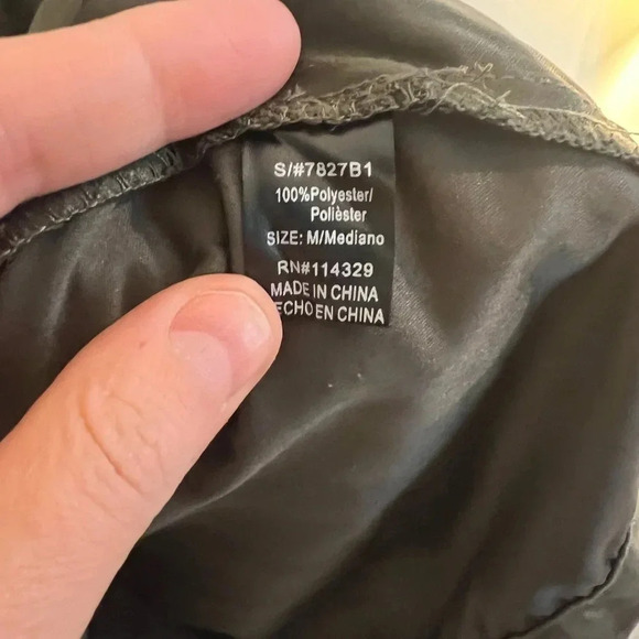 Poetry light green jacket size medium with hood - Picture 5 of 5